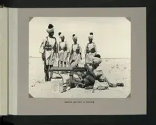 Machine gun crew in training, 1964. Creator: Colonial Office