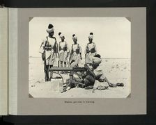 Machine gun crew in training, 1964. Creator: Colonial Office