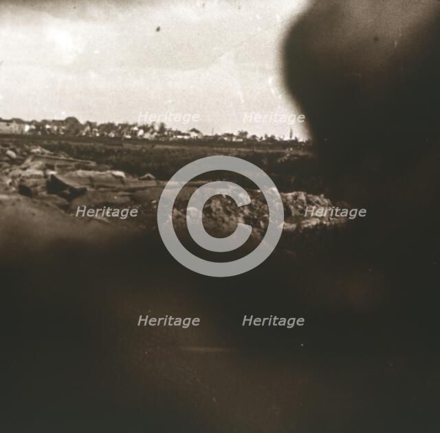 Machine gun shelter, Diksmuide, Belgium, c1914-c1918. Artist: Unknown.