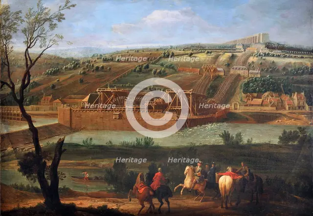 Machine of Marly and the Louveciennes Aqueduct, 1723.