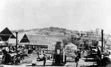 Machinery Hill, First Brisbane Exhibition, 1876. Creator: Unknown