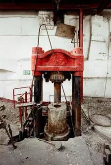 Machinery in the Lead Shot Tower, Cheese Lane, Bristol, 2000. Artist: JO Davies