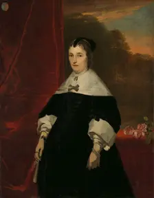 Machteld Bas (d 1681). Wife of Abraham de Visscher, 1667-1672. Creator: Jacob Adriaensz. Backer