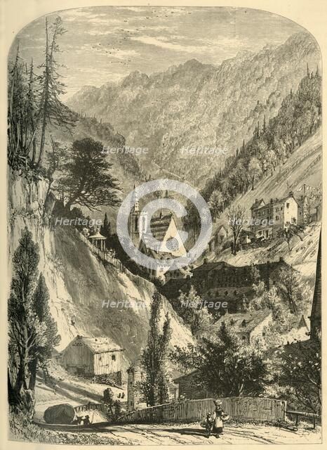 'Machu Chunk, from Foot of Mount Pisgah', 1872.  Creator: Harry Fenn.