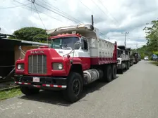 Mack Truck at a truck stop in Costa Rica 2018. Creator: Unknown
