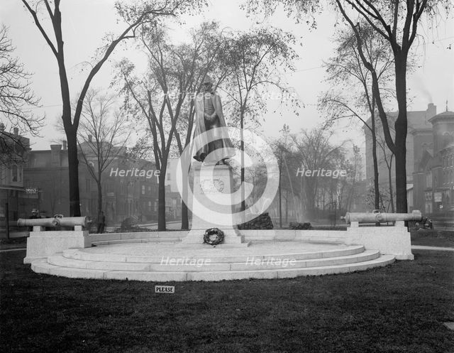 Macomb Statue, Detroit, Mich., c.between 1910 and 1920. Creator: Unknown.