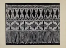 Macrame/Lace, c. 1936. Creator: Bertha Semple