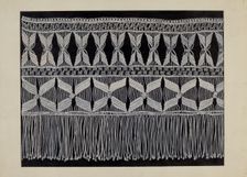 Macrame/Lace, c. 1936. Creator: Bertha Semple