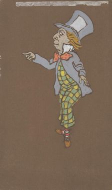 Mad Hatter (costume design for Alice-in-Wonderland, 1915). Creator: William Penhallow Henderson