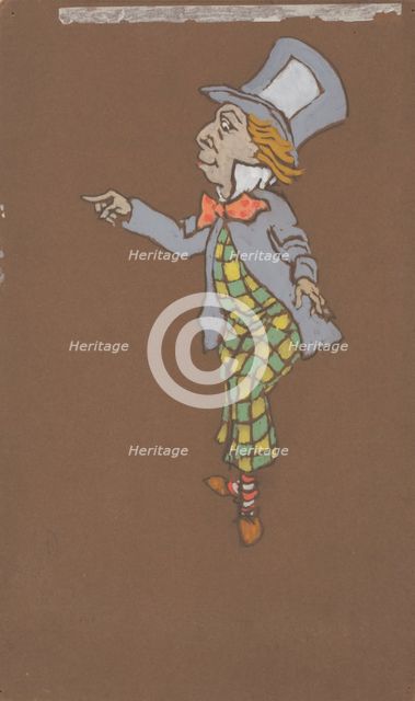 Mad Hatter (costume design for Alice-in-Wonderland, 1915). Creator: William Penhallow Henderson.