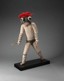 Mad Stone Eater Kachina, c. 1900. Creator: Unknown