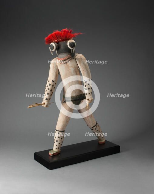 Mad Stone Eater Kachina, c. 1900. Creator: Unknown.