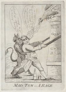 Mad Tom in a Rage, 1801., 1801. Creator: Anon
