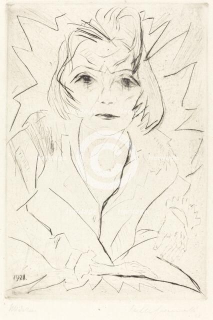 Madchen (Girl), 1921. Creator: Walter Gramatté.