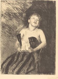 Mädchen im Korsett (Girl in a Corset), 1895. Creator: Lovis Corinth