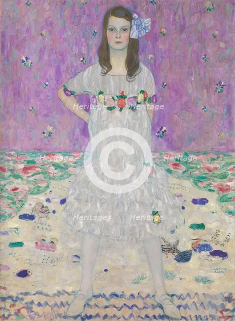 Mäda Primavesi (1903-2000), 1912-13. Creator: Gustav Klimt.