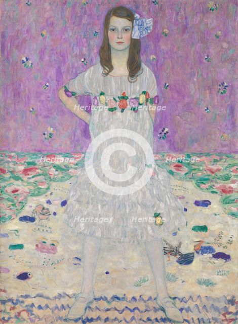 Mäda Primavesi (1903-2000), 1912-13. Creator: Gustav Klimt.