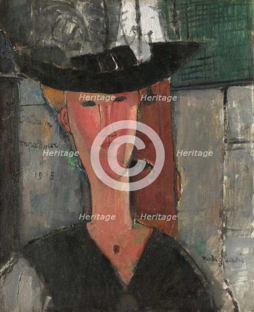Madam Pompadour, 1915. Creator: Amadeo Modigliani.
