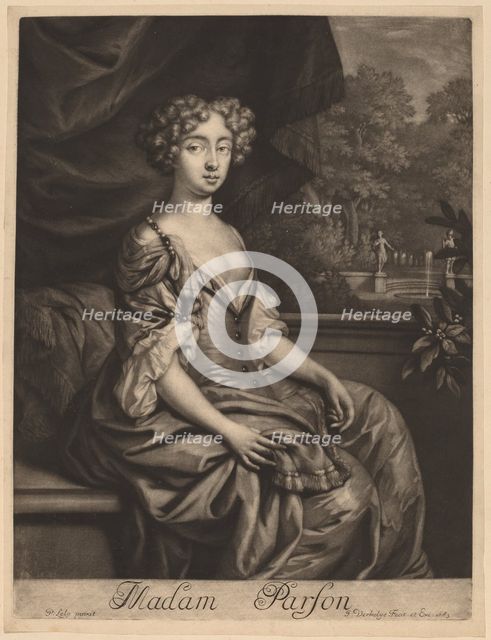 Madam Parson, 1683. Creator: Jan Verkolje.