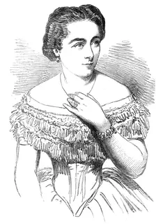 Madame Marie Cabel - drawn by Baugniet, 1854. Creator: Unknown