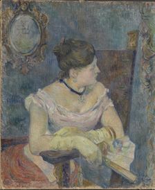 Madame Mette Gauguin in Evening Dress , 1884. Creator: Gauguin, Paul Eugéne Henri (1848-1903)