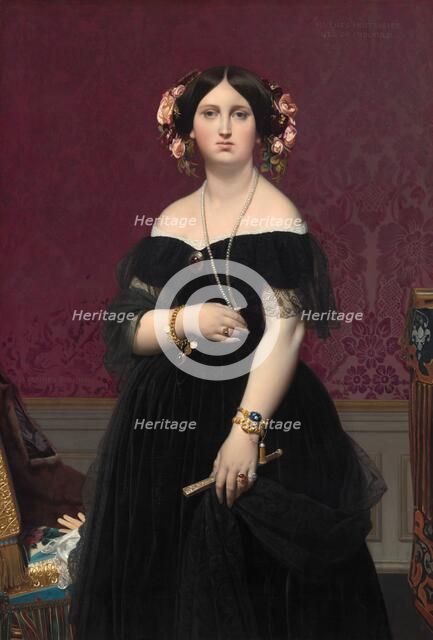 Madame Moitessier, 1851. Creator: Jean-Auguste-Dominique Ingres.