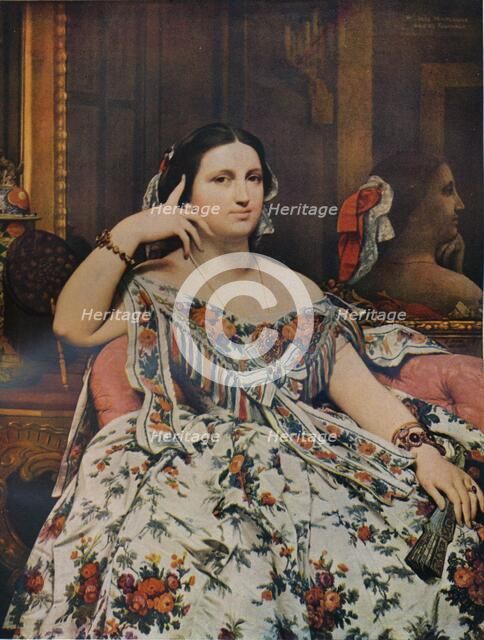 Madame Moitessier, 1856, (1936). Artist: Jean-Auguste-Dominique Ingres