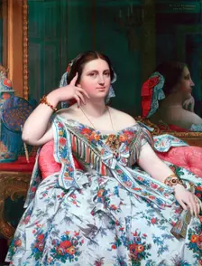 Madame Moitessier 1856. Artist: Jean-Auguste-Dominique Ingres