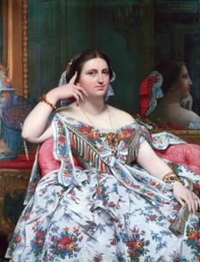 Madame Moitessier 1856. Artist: Jean-Auguste-Dominique Ingres