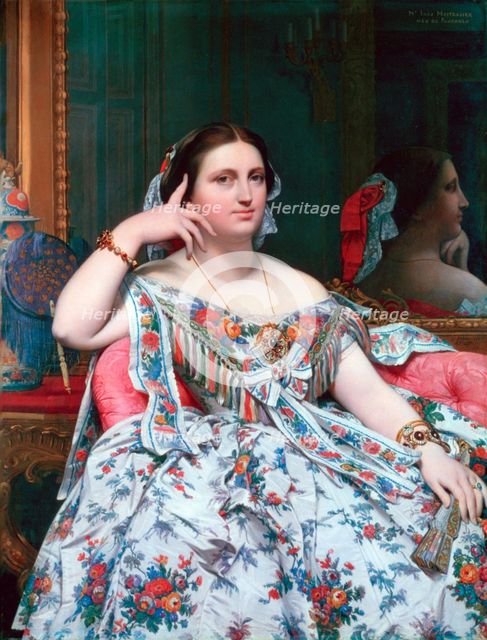 'Madame Moitessier', 1856. Artist: Jean-Auguste-Dominique Ingres