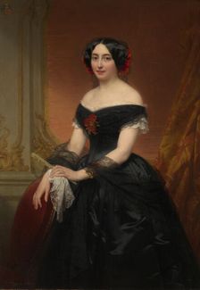 Madame Mols-de Brialmont, 1853. Creator: Nicaise de Keyser