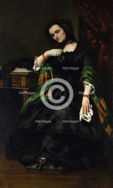 Madame Auguste Cuoq (Mathilde Desportes, 1827-1910), ca. 1852-57. Creator: Gustave Courbet.