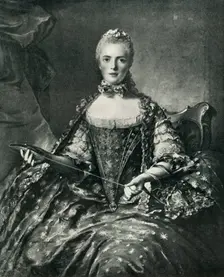 Madame Adélaïde tatting, 1756, (1903). Creator: Unknown