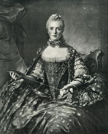 Madame Adélaïde tatting, 1756, (1903). Creator: Unknown