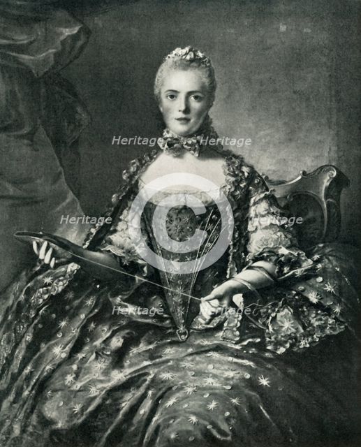 Madame Adélaïde tatting, 1756, (1903).  Creator: Unknown.