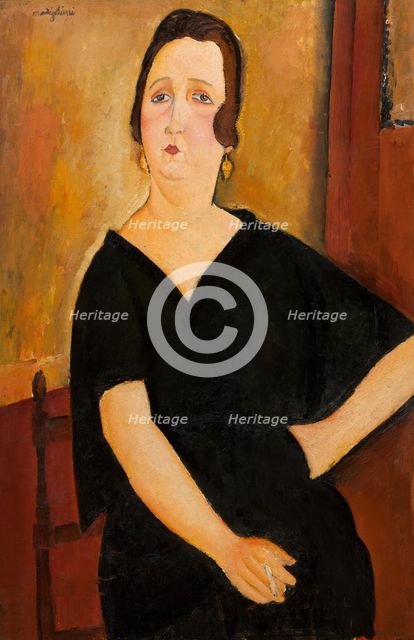Madame Amédée (Woman with Cigarette), 1918. Creator: Amadeo Modigliani.