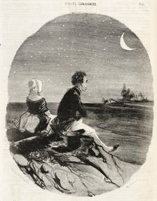 Madame Anastasie Boujot est de première force..., 1842. Creator: Honore Daumier