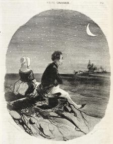 Madame Anastasie Boujot est de première force..., 1842. Creator: Honore Daumier