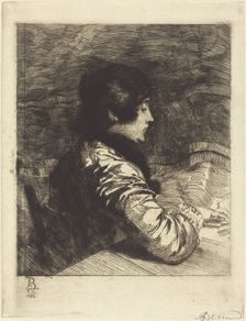 Madame Besnard, 1884. Creator: Paul Albert Besnard