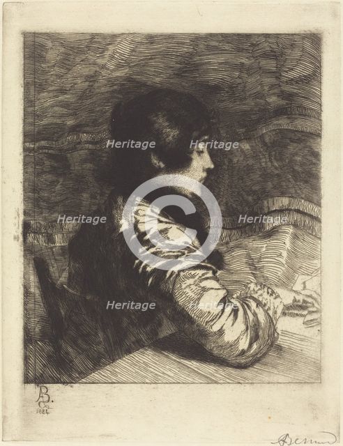 Madame Besnard, 1884. Creator: Paul Albert Besnard.