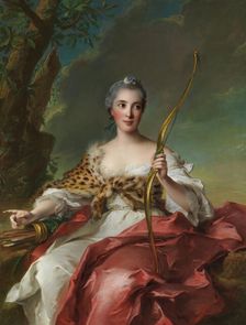 Madame Bergeret de Frouville as Diana, 1756. Creator: Jean-Marc Nattier