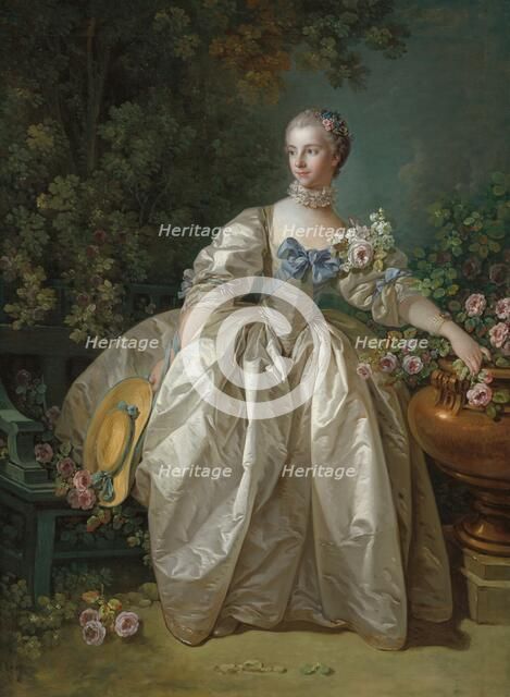 Madame Bergeret, possibly 1766. Creator: Francois Boucher.