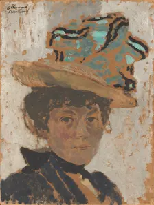 Madame Bonnard, 1895/1900. Creator: Edouard Vuillard