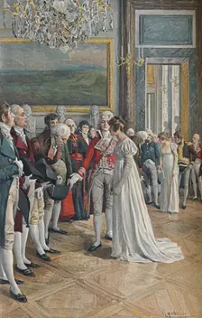 Madame Bonaparte Receiving Embassadors at the Tuileries 1896