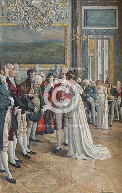 'Madame Bonaparte Receiving Embassadors at the Tuileries', 1896. Artist: Unknown.
