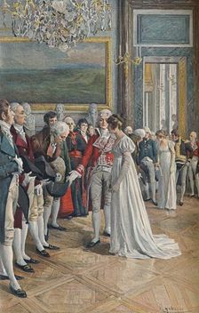 Madame Bonaparte Receiving Embassadors at the Tuileries 1896