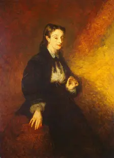 Madame Cahen, 1869. Creator: Adolphe Monticelli