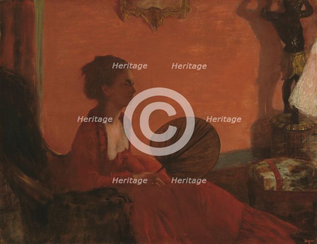 Madame Camus, 1869/1870. Creator: Edgar Degas.