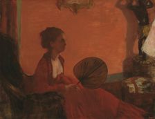 Madame Camus, 1869/1870. Creator: Edgar Degas