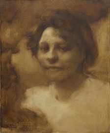 Madame Case, after September 1900, probably summer 1901. Creator: Eugène Carrière (French, 1849-1906)